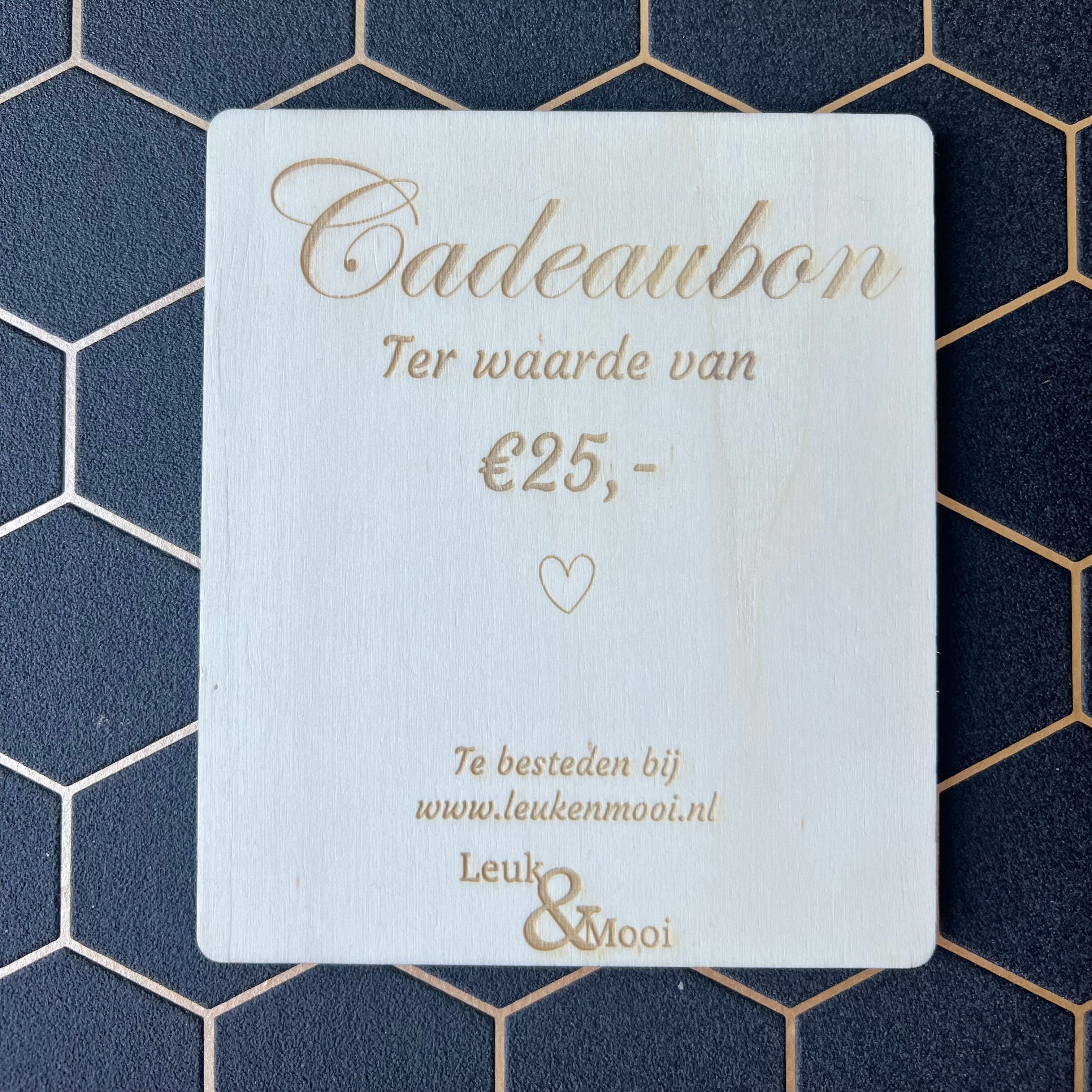 Leuk en Mooi cadeaubon - Leuk en Mooi